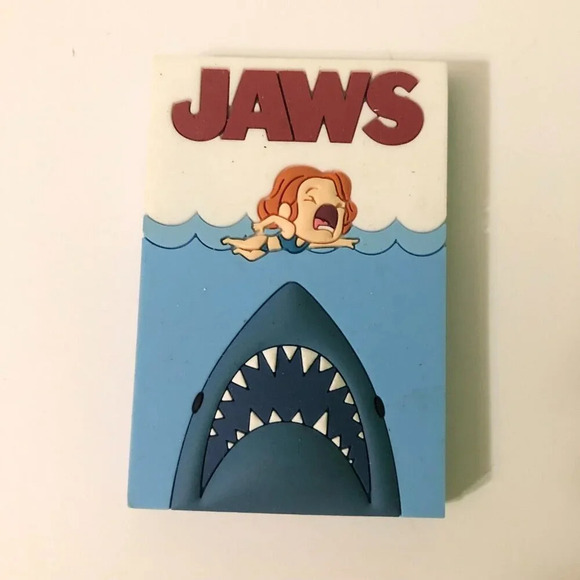 Universal  Studios Jaws Poster 3D Foam Magnet - Picture 1 of 13